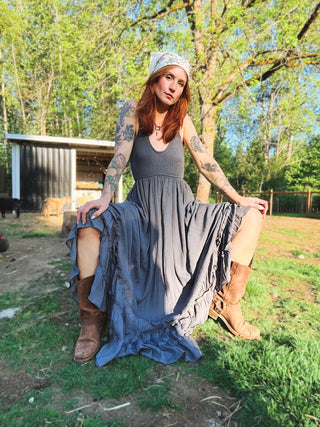 Sunday Halter Maxi Dress