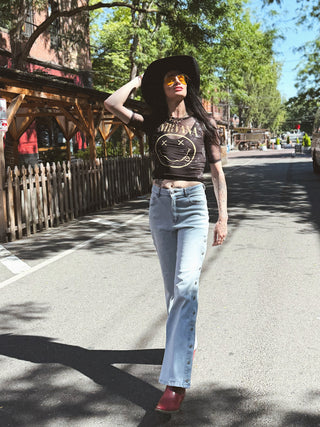 Nirvana Mesh Top