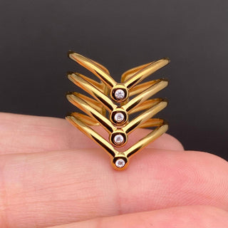 18k Layla Stacked Ring