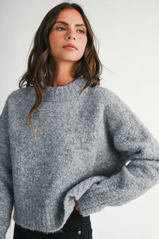 November Rain Mock Neck Sweater