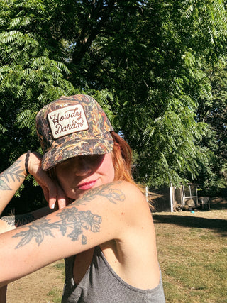 Howdy Darlin' Camo Trucker Hat