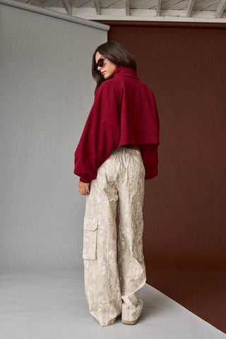 Hideaway Wide Leg Camo Cargo Pants