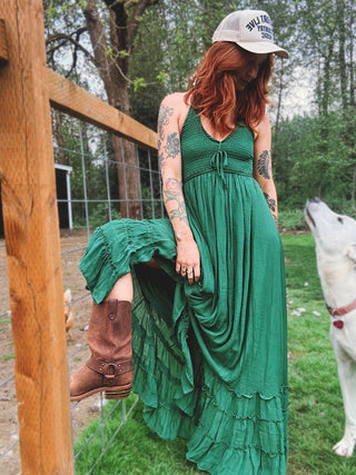 Sunday Halter Maxi Dress