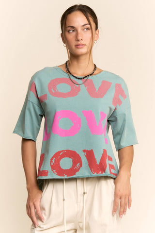 I Love You Oversized T-Shirt
