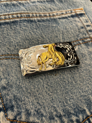 Saddle Bronco Belt Buckle