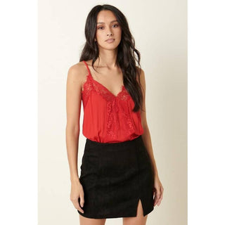 Midnight Muse Lace Tank Top