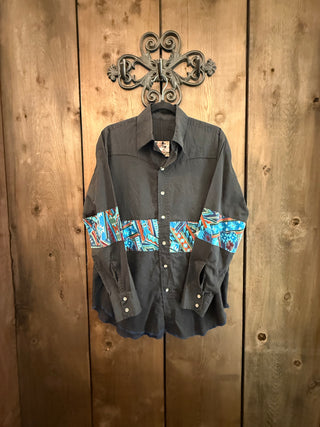 Vintage Men’s Medium Snap Up