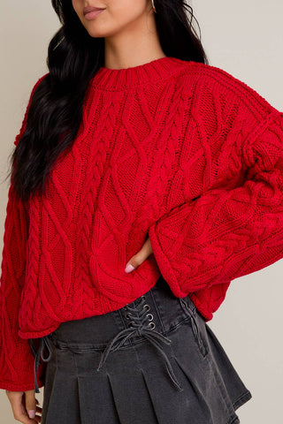 Lainey Cable Knit Sweater