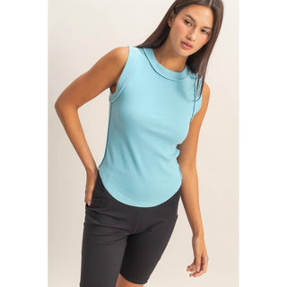 Laguna Ribbed Tank Top