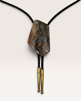 Dendrite Agate Bolo Tie