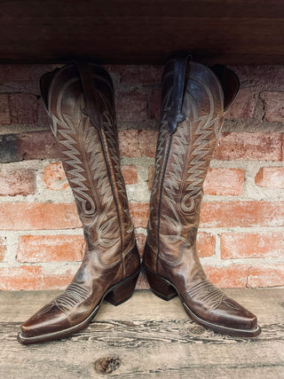 Vintage Olsen Stelzer Custom Cowboy Boots W Sz 5.5