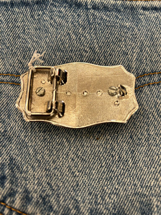 Pink Jasper Belt Buckle