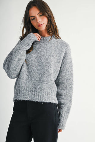 November Rain Mock Neck Sweater