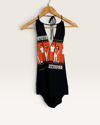 White Stripes Halter Top Chop Shop