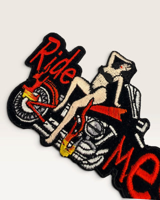 Ride Me Motorcycle Girl Patch