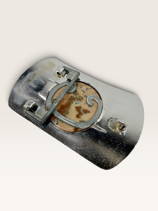 Oregon Picture Jasper Belt Buckle