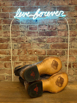 Alfa Python Women’s Cowboy Boots Size 10/Men’s Size 8.5