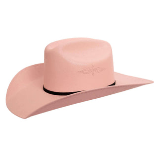 Pioneer Pink Straw Cowboy Hat