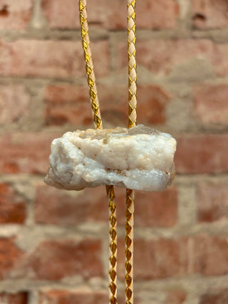 White Quartz Bolo Tie