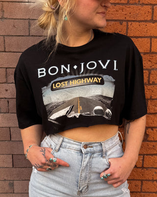 Chop Shop Bon Jovi Cropped T-Shirt
