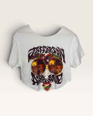 Jefferson Airplane Simple Chop Shop Crop Top