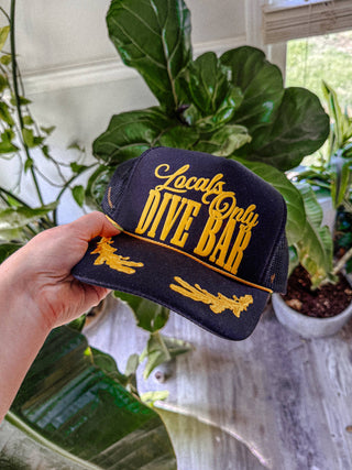 Locals Only Dive Bar, Western Trucker Hat