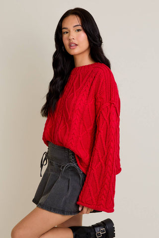 Lainey Cable Knit Sweater