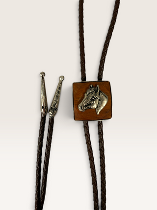 Vintage Equestrian Bolo Tie