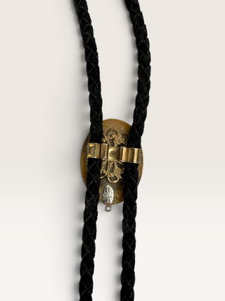 Tiger's Eye Pendant Bolo Tie