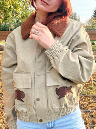Badlands Sherpa-Collar Denim Jacket