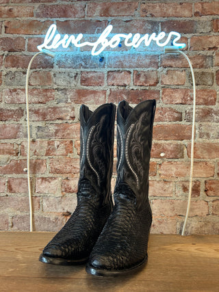 J.B. Dillon Genuine Snake Men’s Cowboy Boots Size 9.5/11 Women’s