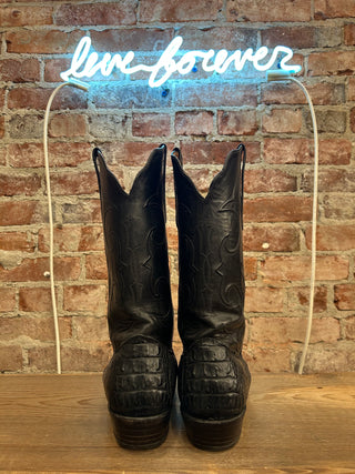 Nocona Nile Crocodile Men's Cowboy Boots Size 10 wide