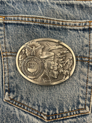 Security Police USAF Belt Buckle