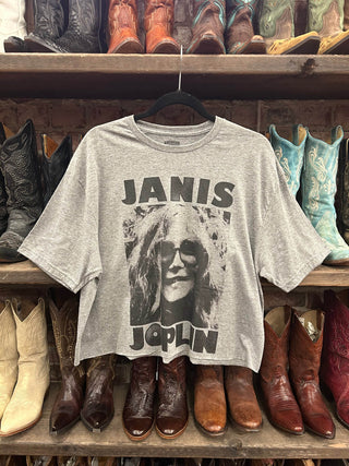 Chop Shop Janis Joplin Graphite T-Shirt