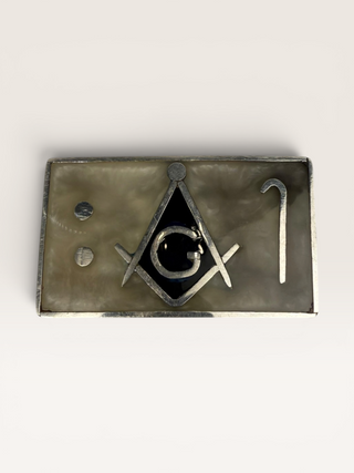 Vintage Free Mason Belt Buckle