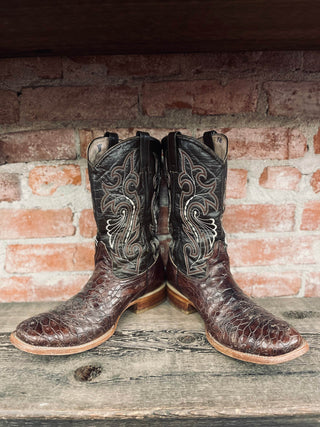 Vintage Genuine Alligator Cowboy Boots M Sz 8 / W Sz 9.5