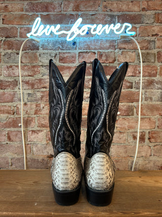 J.B. Dillon Python Men's Cowboy Boots Size 13