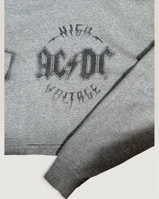 AC/DC Chop Shop Crop Hoodie