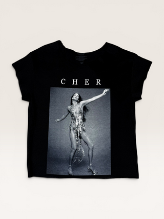 Cher Simple Chop Shop Band Tee