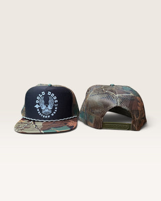 Gold Dogs Western Wear Flat BillTrucker Hat