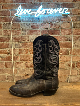 Nocona Lizard Skin Women's Cowboy Boots Size 9.5/ Men's Size 8.5