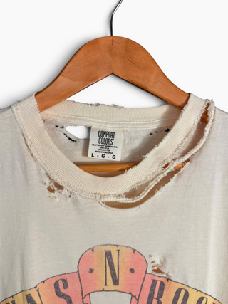 Guns N Roses Welcome to The Jungle Distressed Chop Shop T-Shirt