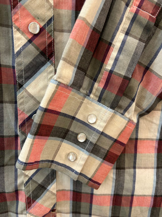 Vintage Men’s Wrangler Snap Up Shirt L