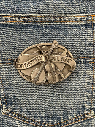 Country Music Belt Buckle