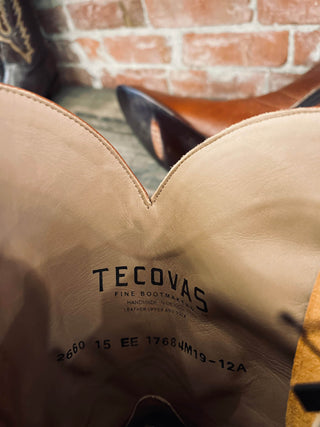 Vintage Tecovas Cowboy Boots M Sz 15 Wide