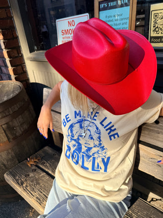 Pioneer Western Cowboy Hat Red
