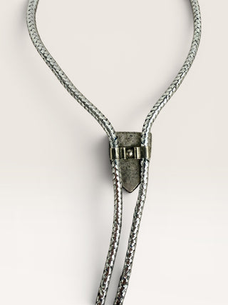 Vintage Silver and Turquoise Bolo Tie