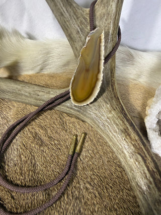 Agate Vintage Bolo Tie