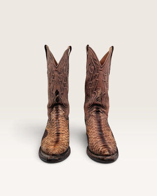 Montana Boots Genuine Snake Cowboy Boots Men’s Size 9.5 / Women’s 11