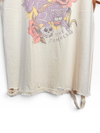 Guns N Roses Welcome to The Jungle Distressed Chop Shop T-Shirt